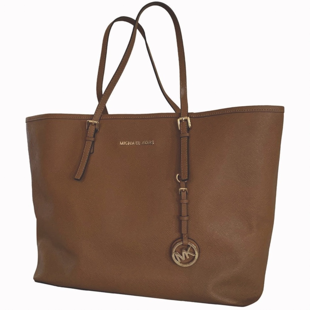 MICHAEL Michael Kors Jet Set Travel Luggage Leather Tote